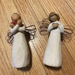 Set of Two Willow Tree Angel Figurines Wire Wings
Good Health + Angel of Healing